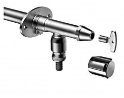 SCHELL - Polar II Vonkajší nezamŕzajúci ventil, matný chróm (039950399)