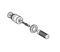 SCHELL - Příslušenství Náhradná kartuša na podomietkové splachovače (296250099)