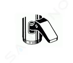 SCHELL - Příslušenství Náhradná páčka pre tlakový splachovač, chróm (294210699)