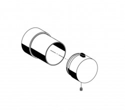 SCHELL - Příslušenství Náhradné ovládacie tlačidlo k sprchovým armatúram Linus, chróm (295220699)