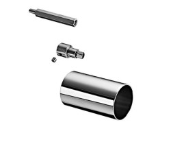 SCHELL - Příslušenství Predlžovacia súprava D-C-M na CVD elektroniku, podomietková inštalácia, chróm (018890699)