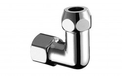 SCHELL - Příslušenství Rohové skrutkovanie s vnútorným závitom, chróm (064220699)