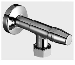 SCHELL - Příslušenství Rohový ventil k vodomeru, chróm (101000699)