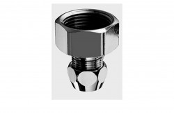 SCHELL - Příslušenství Skrutkovanie k vodomeru, chróm (065110699)