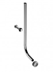 SCHELL - Příslušenství Splachovacia rúrka k WC, chróm (032090699)