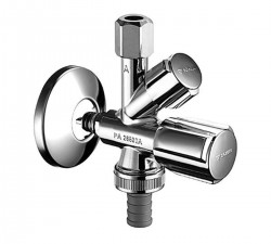 SCHELL - QUICK Kombinovaný rohový ventil, chróm (035040699)