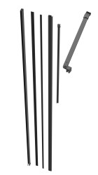 Set pre walk-in SAT Walk-In Xmotion čierna SIKOWIXMPROFILSTC (SIKOWIXMPROFILSTC)