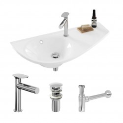 Set umývadla a batérie Ravak s príslušenstvom (SANIXRAV0003)