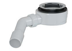 Sifón k sprchovej vaničke SAT Project 90 mm nerez plast SATESLIM90 (SATESLIM90)
