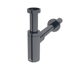Sifón k umývadlu SAT Dark 5/4 DN32 PVD Gun metal SATAUSDA (SATAUSDA)