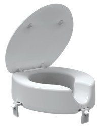 SIKO - Zvýšené sedadlo 12 cm na WC pre seniorov, biela INVALWCSED (INVALWCSED)