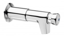 SILFRA - QUIK samouzatvárací prodloužený nástěnný ventil pre umývadlo, chróm (QK24051)