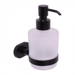 SLEZAK-RAV - Dávkovač tekutého mydla, sklo, Farba: čierna matná (YUA0303CMAT)