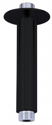SLEZAK-RAV - Držiak stropný pre hlavovú sprchu 15 cm čierna matná, Farba: čierna matná (MD0311CMAT)