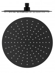 SLEZAK-RAV - Hlavová sprcha guľatá kovová o 30 cm čierna matná, Farba: čierna matná (KS0001CMAT)