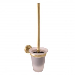 SLEZAK-RAV - WC kefa, miska sklo zlato Kúpeľňový doplnok COLORADO, Farba: zlato (COA0500Z)