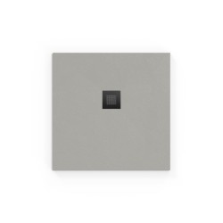Sprchová vanička štvorcová SAT Alek 90x90 cm liaty mramor šedá SATALEK90QS (SATALEK90QS)
