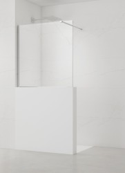 Sprchová zástena SAT Walk-in 100x100 na zníženú priečku cm SATWIS100 (SATWIS100)