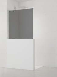 Sprchová zástena SAT walk-in 90 cm na zníženú priečku SATBWISKS90ZAVL (SATBWISKS90ZAVL)