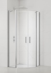Sprchovací kút štvrťkruh 90x90 cm SAT Fusion SATFUSP90CRT (SATFUSP90CRT)