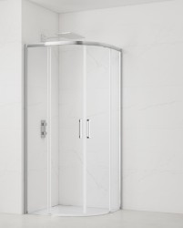 Sprchovací kút štvrťkruh 90x90 cm SAT TEX BB SATTEXSBB90CRT (SATTEXSBB90CRT)