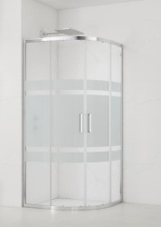 Sprchovací kút štvrťkruh 90x90 cm SAT TEX SIKOTEXS90CRS (SIKOTEXS90CRS)