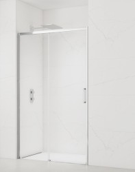Sprchové dvere 100 cm, bezbariérový vstup, SAT TEX BB SATTEXDBB100CRT (SATTEXDBB100CRT)