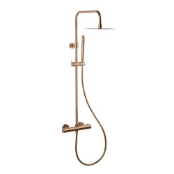 Sprchový systém SAT Aurum s termostatickou batériou brúsený rose gold SATSSTKAURBRG (SATSSTKAURBRG)