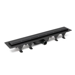 Sprchový žľab SAT 70 cm plast čierny mat ZLAB70BL (ZLAB70BL)