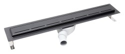 Sprchový žľab SAT 75 cm nerez čierny ZLAB80NRZBL (ZLAB80NRZBL)