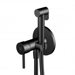 STEINBERG - 100 Bidetová batéria pod omietku, so spŕškou, matná čierna (100 1350 S)