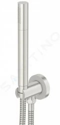 STEINBERG - 100 Set sprchovej hlavice, držiaka a hadice, kefovaný nikel (100 1670 BN)