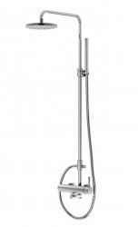 STEINBERG - 100 Sprchový set s batériou, priemer 20 cm, chróm (100 2760)