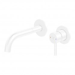 STEINBERG - 100 Umývadlová batéria pod omietku, 2-otvorová inštalácia, matná biela (100 1814 3 W)