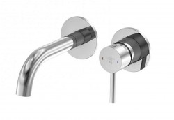 STEINBERG - 100 Umývadlová batéria pod omietku, 2-otvorová inštalácia, s telesom, chróm (100 1801)