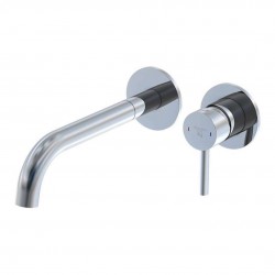 STEINBERG - 100 Umývadlová batéria pod omietku, 2-otvorová inštalácia, s telesom, chróm (100 1820)