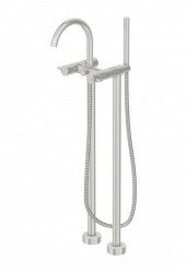 STEINBERG - 100 Vaňová batéria do podlahy, kefovaný nikel (100 1162 BN)