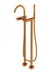 STEINBERG - 100 Vaňová batéria do podlahy, ružové zlato (100 1162 RG)