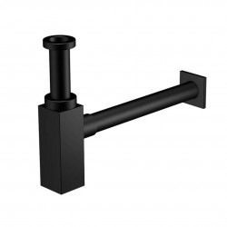 STEINBERG - 120 Designový sifón, matná čierna (120 1696 S)