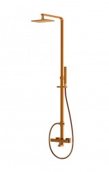 STEINBERG - 160 Sprchový set s termostatom, 15x22 cm, ružové zlato (160 2721 RG)