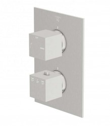 STEINBERG - 160 Termostatická batéria pod omietku na 2 spotrebiče, kefovaný nikel (160 4133 3 BN)