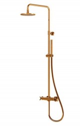 STEINBERG - 250 Sprchový set s termostatom, priemer 20 cm, ružové zlato (250 2721 RG)