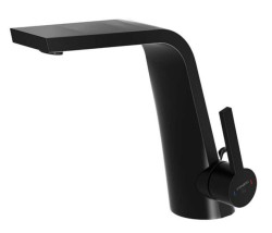 STEINBERG - 260 Umývadlová batéria s výpustom, matná čierna (260 1000 1 S)