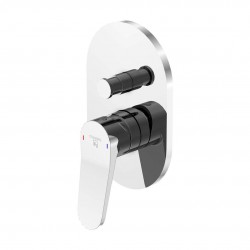 STEINBERG - 340 Batéria pod omietku, na 2 spotrebiče, chróm (340 2103 3)