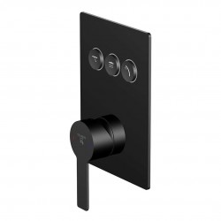 STEINBERG - 390 Batéria pod omietku na 3 spotrebiče, matná čierna (390 2231 3 S)