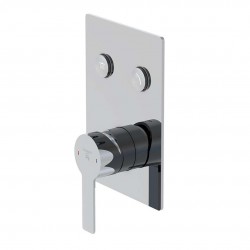 STEINBERG - 390 Batéria pod omietku pre 2 spotrebiče, chróm (390 2221 3)