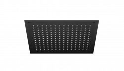 STEINBERG - 390 Hlavová sprcha, 45x45 cm, matná čierna (390 6412 S)