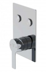 STEINBERG - 390 Sprchová batéria pod omietku pre 2 spotrebiče, s telesom, chróm (390 2221)