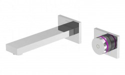 STEINBERG - iFlow Elektronická umývadlová batéria pod omietku s termostatom, 2-otvorová inštalácia, chróm (390 1816)