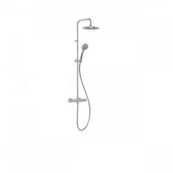 Tres BASE PLUS chróm sprchový set termostatický nástenný s hlavovou a ručnou sprchou 21639301 (TG 21639301)